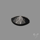 Black Spinel Precision Cut Handcarved