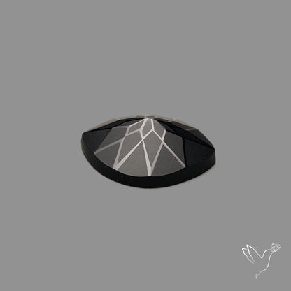 Black Spinel Precision Cut Handcarved