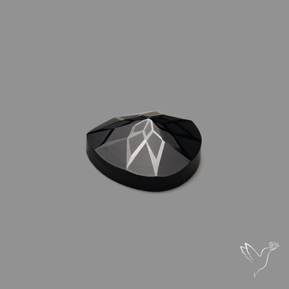 Black Spinel Precision Cut Handcarved