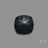 Black Spinel Precision Cut Handcarved