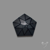 Black Spinel Precision Cut Handcarved