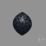 Black Spinel Precision Cut Handcarved