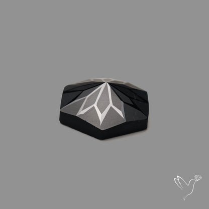 Black Spinel Precision Cut Handcarved