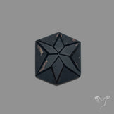Black Spinel Precision Cut Handcarved