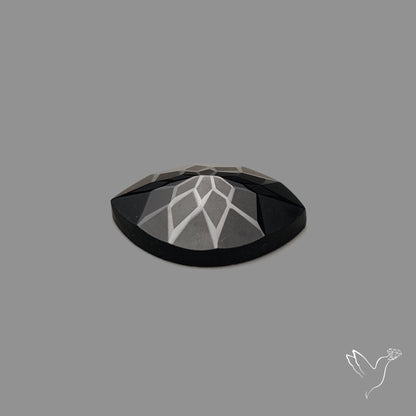 Black Spinel Precision Cut Handcarved