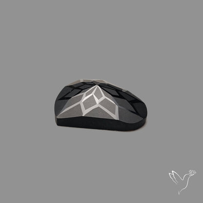 Black Spinel Precision Cut Handcarved