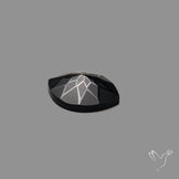 Black Spinel Precision Cut Handcarved