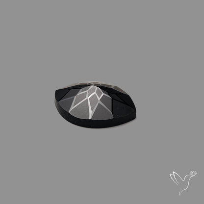 Black Spinel Precision Cut Handcarved