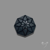 Black Spinel Precision Cut Handcarved