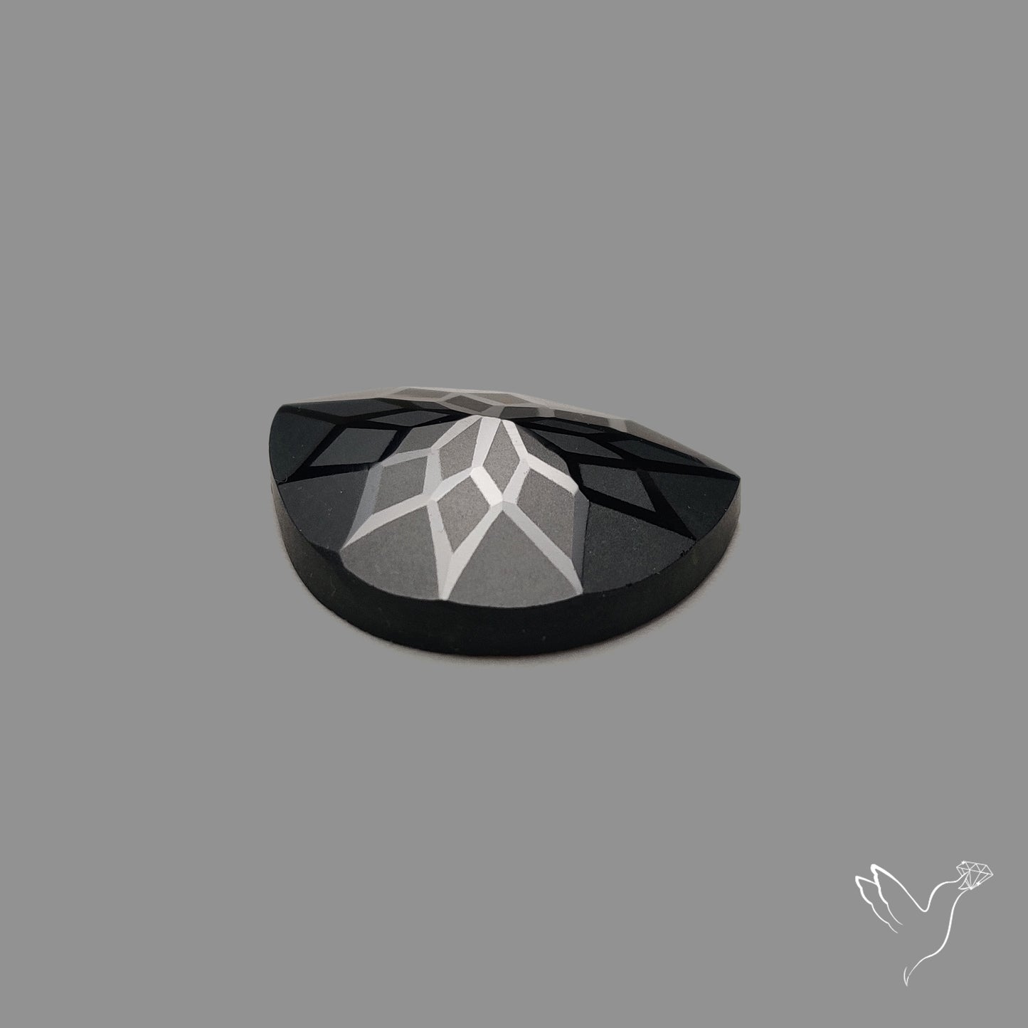 Black Spinel Precision Cut Handcarved
