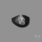 Black Spinel Precision Cut Handcarved