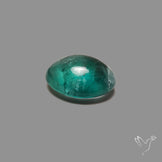 Deep Green Belgian Teal Fluorite Cabochon High Domed