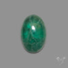 Deep Green Belgian Teal Fluorite Cabochon High Domed