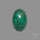 Deep Green Belgian Teal Fluorite Cabochon High Domed