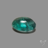 Deep Green Belgian Teal Fluorite Cabochon High Domed