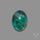 Deep Green Belgian Teal Fluorite Cabochon High Domed