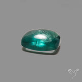 Deep Green Belgian Teal Fluorite Cabochon High Domed