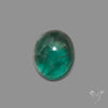 Deep Green Belgian Teal Fluorite Cabochon High Domed