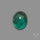 Deep Green Belgian Teal Fluorite Cabochon High Domed