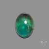 Deep Green Belgian Teal Fluorite Cabochon High Domed