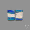 Rare Australian Pipe Opals Pair Crystal Pipe Opal (backed)