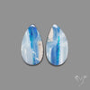 Rare Australian Pipe Opals Pair Crystal Pipe Opal (backed)
