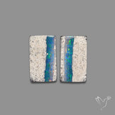 Rare Australian Pipe Opals Pair Crystal Pipe Opal (backed)