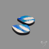Rare Australian Pipe Opals Pair Crystal Pipe Opal (backed)