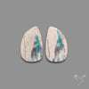 Rare Australian Pipe Opals Pair Crystal Pipe Opal (backed)