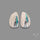 Rare Australian Pipe Opals Pair Crystal Pipe Opal (backed)