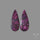 Purpurite Cabochons Pair