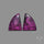 Purpurite Cabochons Pair