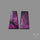 Purpurite Cabochons Pair