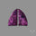 Purpurite Cabochons Pair