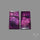 Purpurite Cabochons Pair