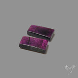 Purpurite Cabochons Pair