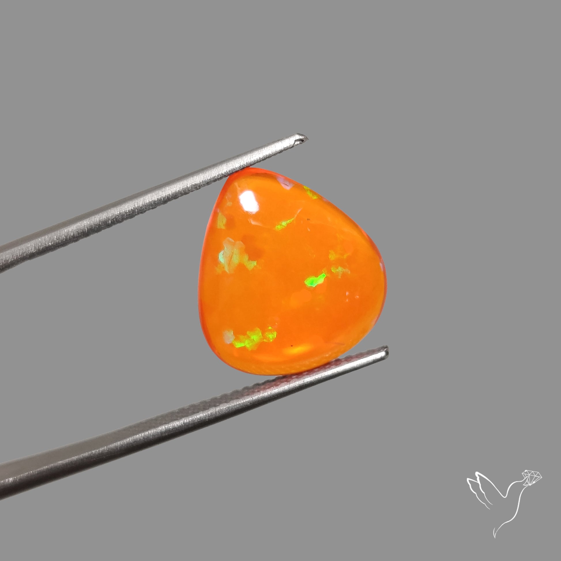 Mexican Fire Opal Cabochon