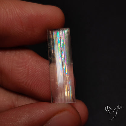 Rare Malawi Moonstone Cabochon Rainbow Fire Natural