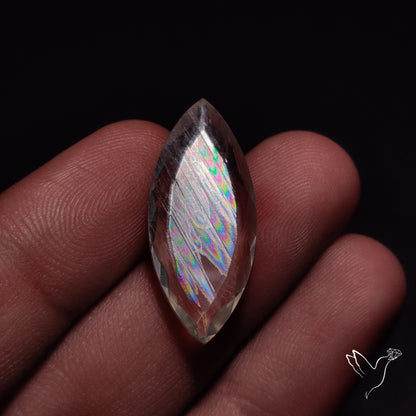 Malawi Moonstone Portrait Cut Faceted Step Cut