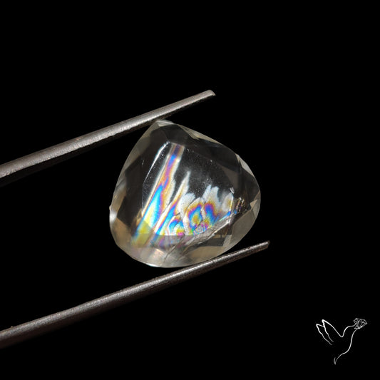 Malawi Moonstone Portrait Cut Faceted Step Cut