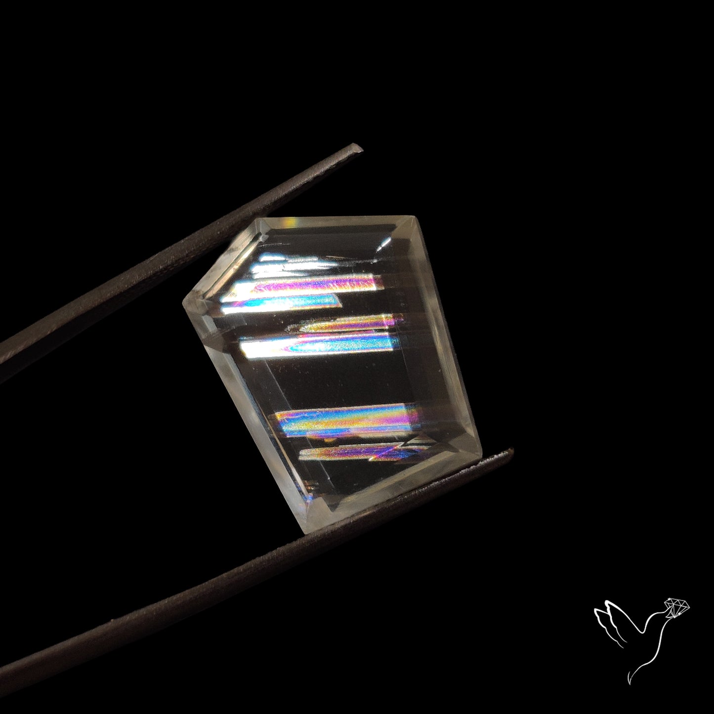 Malawi Moonstone Portrait Cut Faceted Step Cut