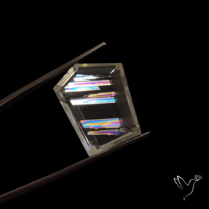Malawi Moonstone Portrait Cut Faceted Step Cut