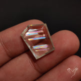 Malawi Moonstone Portrait Cut Faceted Step Cut