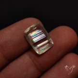 Malawi Moonstone Portrait Cut Faceted Step Cut