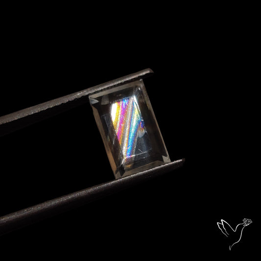 Malawi Moonstone Portrait Cut Faceted Step Cut