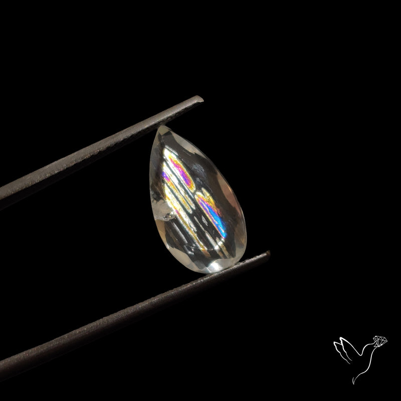 Malawi Moonstone Portrait Cut Faceted Step Cut