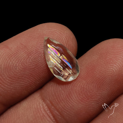 Malawi Moonstone Portrait Cut Faceted Step Cut
