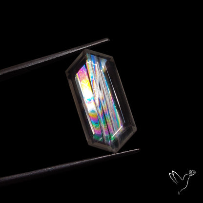Malawi Moonstone Portrait Cut Faceted Step Cut