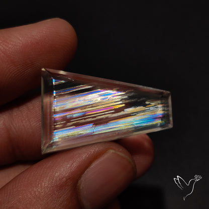 Malawi Moonstone Portrait Cut Faceted Step Cut