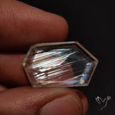 Malawi Moonstone Portrait Cut Faceted Step Cut
